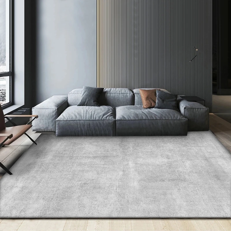 Tappeto nordico soggiorno camera da letto tavolo tappeto grigio astratto  minimalista divano letto per la casa tappetino laterale copertura completa  lavabile|Tappeto| - AliExpress