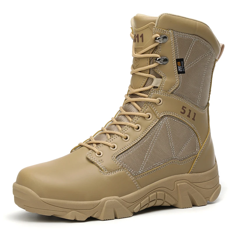 

TaoBo 2020 NEW Design Men Desert Military Tactical Boots Super Light Sole Combat Hiking Shoes Hoka Outdoor Mountain Climbing