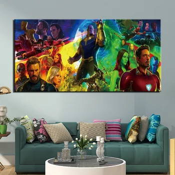 

Home Decor Canvas Painting The Avengers 1 Piece Picture Wall Art Prints Modern Modular Cuadros Poster For Living Room