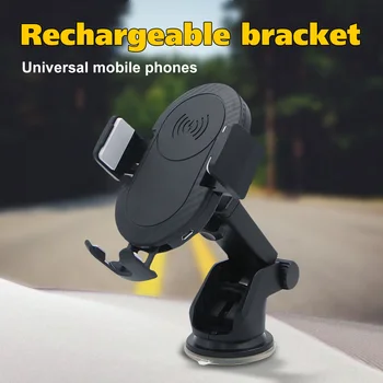 

Hot New Wireless Car Charger for iphone X. 8 plus S8 S9 plus Note8 Magnetic Phone Holder For 4.5 to 6.6nch Mobile Phone