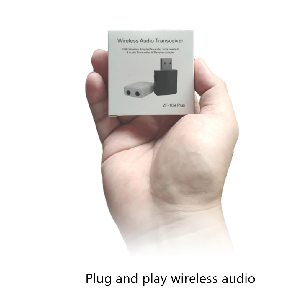 3-в-1 Bluetooth аудио передатчик приемник V5.0+ EDR USB ТВ наушникам ПК аудио адаптер
