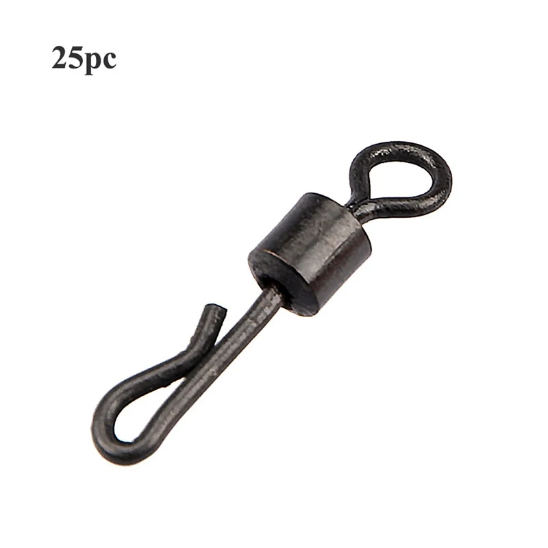 Горячее предложение! Распродажа! Вертлюги для рыбалки матовые черные Вертлюги для ловли карпа быстрая замена нержавеющая сталь для ловли карпа рыболовные снасти аксессуары - Цвет: YK1851B