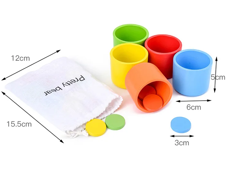 Новая игрушка montessori дошкольного обучения Цвет игра для малышей и детей постарше Ранние Обучающие деревянные Обучающие игрушки, подарки для детей