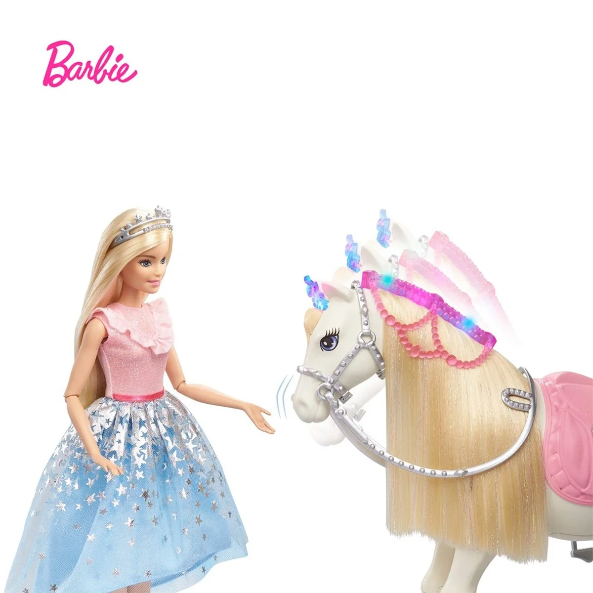Aanwezigheid Verdrag Haat Barbie Droom Prinses Prance & Shimmer Paard Speelgoed Set Met Lichten En  Geluiden Playset Kids Speelgoed Vakantie Cadeau GML79|Poppen| - AliExpress