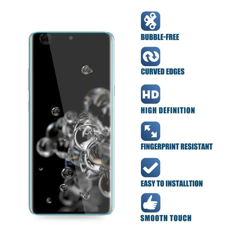 Закаленное 3D стекло для Samsung Galaxy S20 Ultra Plus 1 шт./2 шт. защитная пленка на мобильный