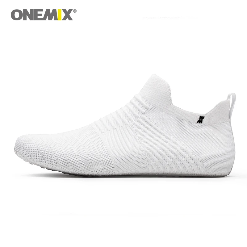 ONEMIX/мужская домашняя прогулочная обувь; черные домашние тапочки; высокий эластичный шелк; без клея; мужские легкие крутые спортивные