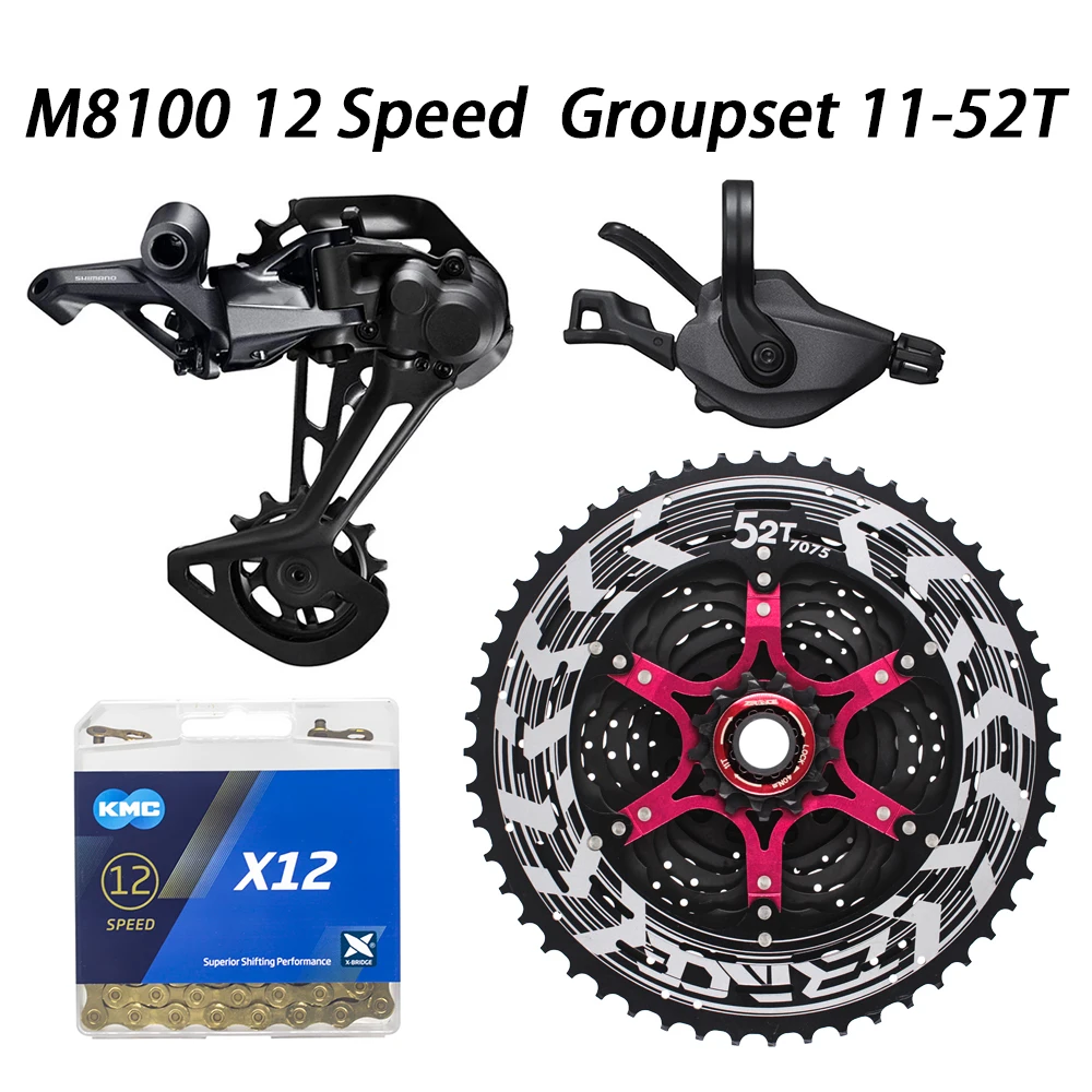 XT M8100 MTB горный велосипед 12 Скоростей 52T SL + RD ZRACE X12 задний переключатель