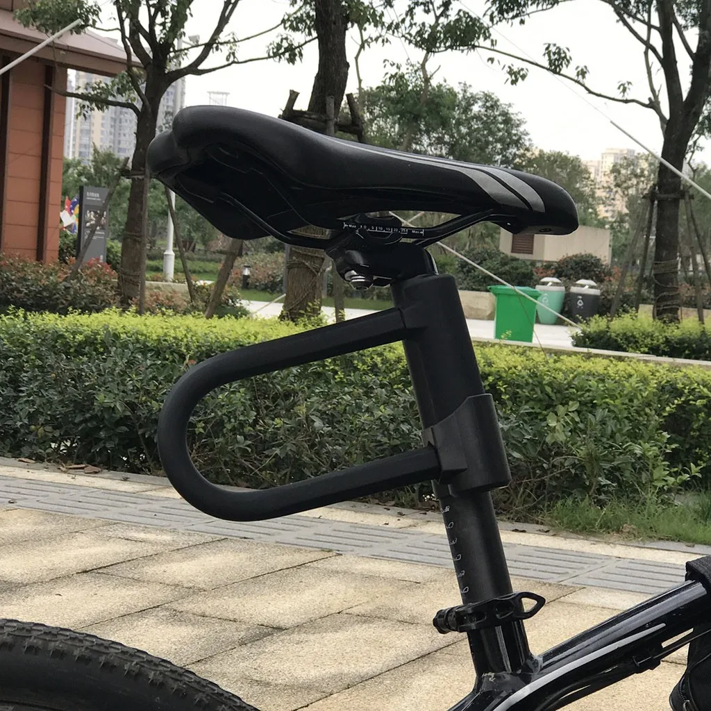 Велосипед U замок и трос замок сталь MTB дорожный велосипед велосипедный замок анти-яростный разблокировка супер B Змеиный замок цилиндрический кабель u-замок
