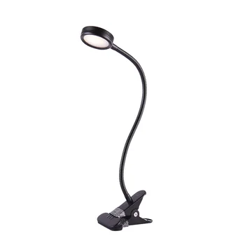 

Eyes Protection Clip On Light Home USB Charging Color Changeable Led Desk Lamp Bedroom Bedside Study Room Flexible Gooseneck