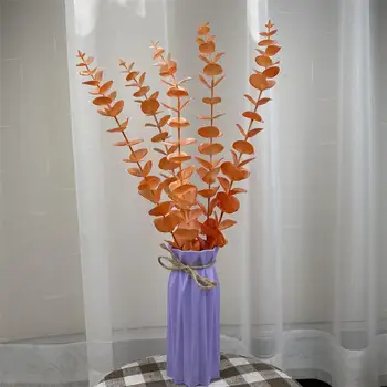 

Model Eucalyptus Leaves Lamination Wearing Fake Gold qian ye Route Guide Wedding Dressing up On-site Decorative Photography Taob