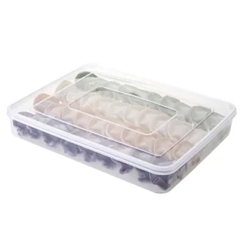 

Storage Containers with Lid , Food Storage Tray Refrigerator Dumpling Storage Storage Box