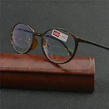 tr90 прогрессивные линзы очки для чтения модные круглые полные оправы классические Мультифокальные для мужчин сексуальные очки для чтения FML