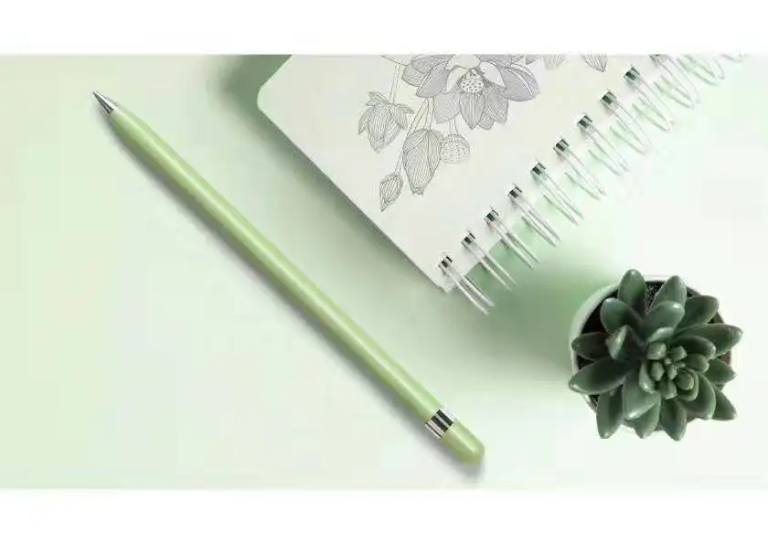 Персонализированная Канцелярия подарки Новая металлическая ручка без чернил Милая бесцветная металлическая ручка