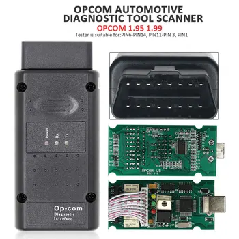 

Vehemo V1.99 V1.95 with PIC18F458 Chip Diagnostic Tool Car Scanner Car Automotive Instrument Useful OP-COM Interface for Opel