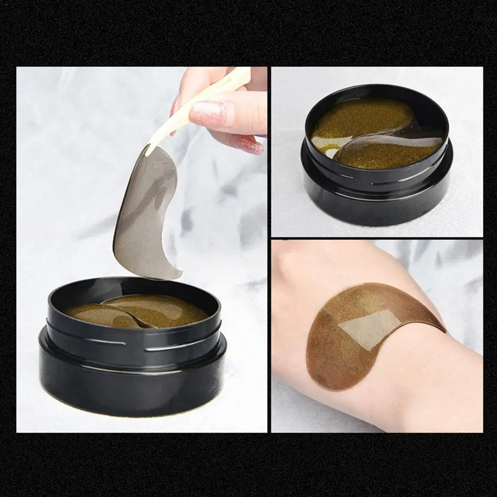 60PCS Black Pearl Watering Lady Eye Mask Moisturizing Hydrating Firming Rejuvenating Eye Mask Repair Brightening Eye Mask 60PCS Black Pearl Watering Lady Eye Mask Moisturizing Hydrating Firming Rejuvenating Eye Mask Repair Brightening Eye Mask