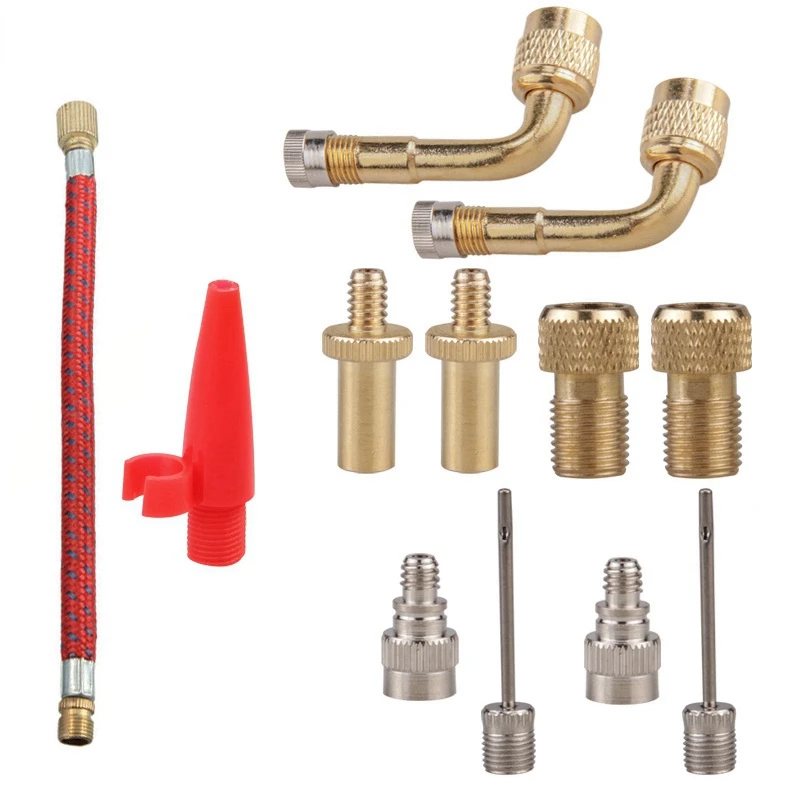 SEWS Bicycle Valve Adapter Bike Air Pump Adapter Presta Schrader Valve Adapter for Bikes Tire