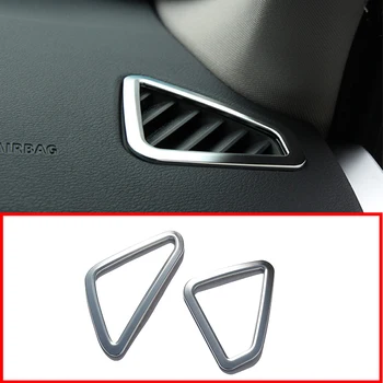 

2Pcs Car Styling Accessories Chrome Dashboard Air Vent Outlet Cover Trim Frame Sticker Fit for LHD For BMW X5 F15 2014 -2016