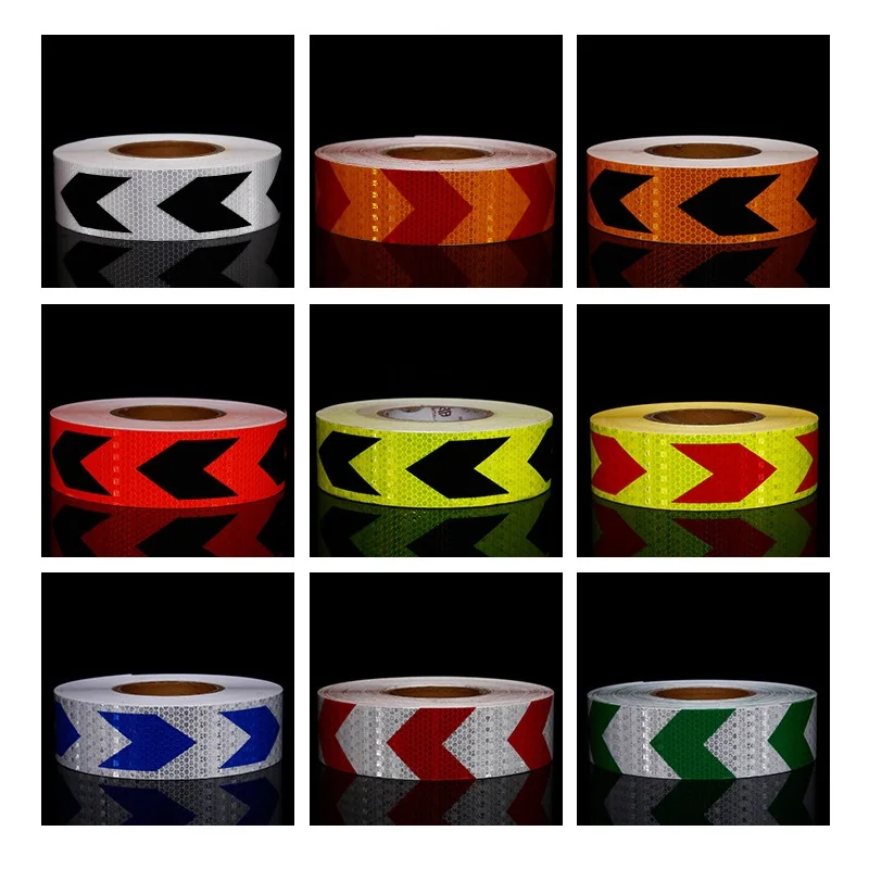 

3m Security Mark Reflective Tape Sticker Car Shape Self-adhesive Rubber Warning Tape For Car Motorcycle Safety Reflective Strip