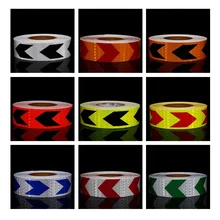 3m Security Mark Reflective Tape Sticker Car Shape Self-adhesive Rubber Warning Tape For Car Motorcycle Safety Reflective Strip