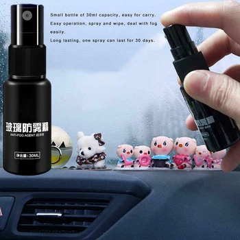 

New 30ml Anti-fog Agent Waterproof Rainproof Anit-fog Spray Car Window Glass Bathroom Cleaner Car Cleaning Car Accessories TSLM1