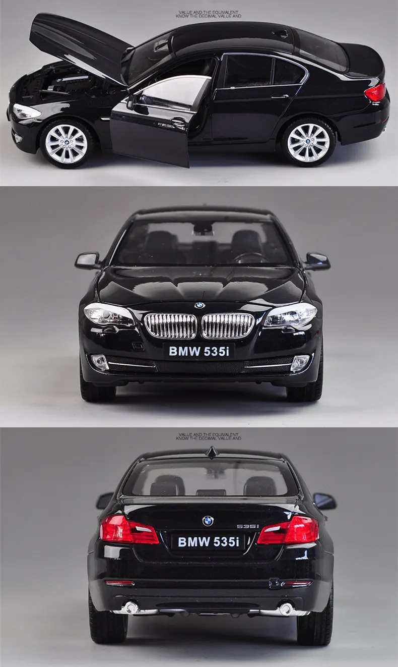 WELLY 1:24 BMW 535i серый три Коло автомобиль сплав модель автомобиля Моделирование Украшение автомобиля коллекция Подарочная игрушка Литье под давлением модель игрушка для мальчиков