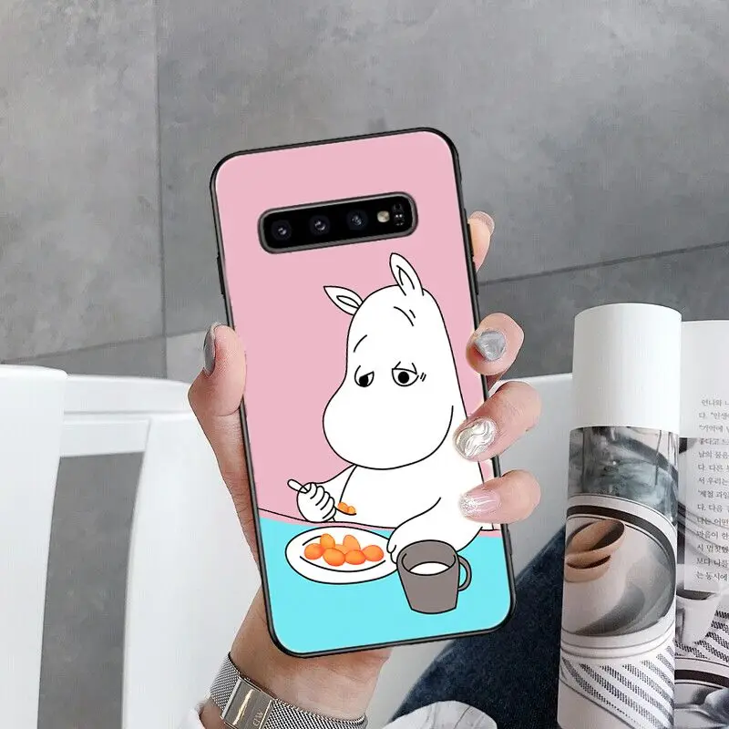 A3 Babaite с милым рисунком Муми-Тролль Бегемот чехол для телефона для samsung Galaxy S10E S7 край S9 S8 S10plus S6 S10Lite S5 M10 - Цвет: A3