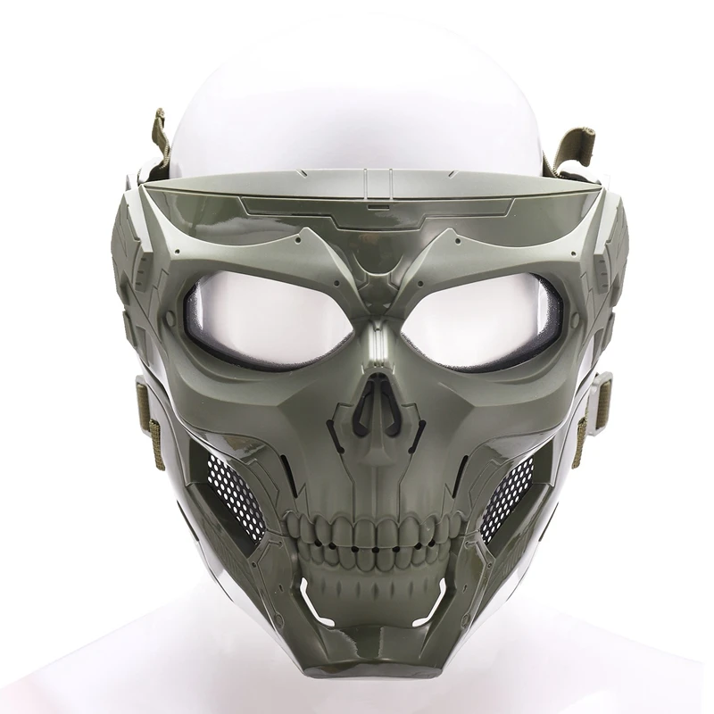 Маска для лица, шлем, полностью закрывающий лицо маска хоррор CS Хэллоуин защитный маскарад, вечеринка, Хэллоуин Макияж Косплэй на открытом