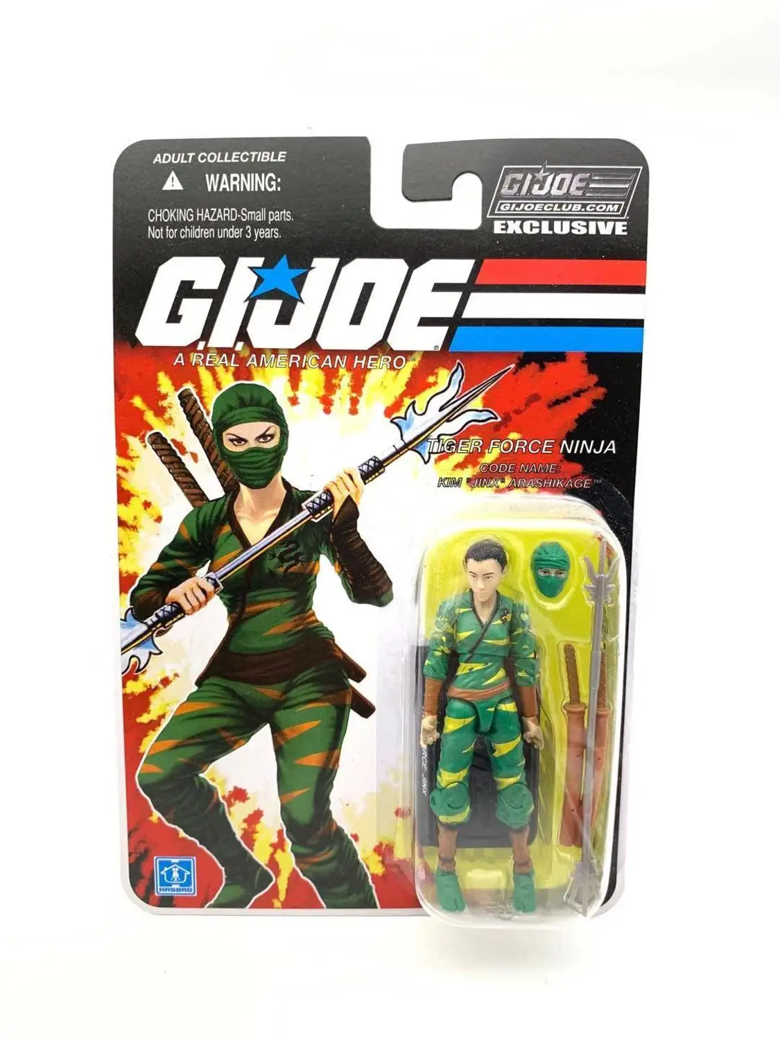 GIJOE 1/18 коллекционер клуб эксклюзивный FSS 7,0 Tiger Force Jinux фигурка Новинка - Цвет: JINUX