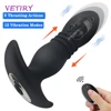 VETIRY Anal Vibrator Telescopic Vibrator Male Prostate Massager Remote Control Dildo Butt Plug Vibrator Anal Sex Toys For Men 1