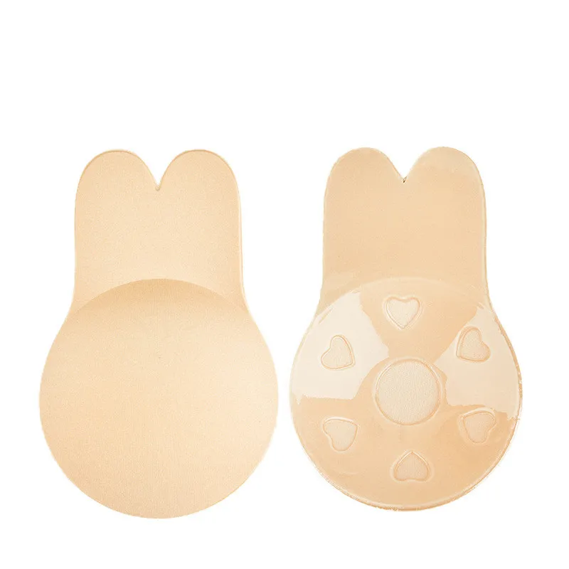 

Strapless Self-Adhesive Bra Self-Adhesive Nipple Breast Pasties Cover Reusable Silicone Invisible Lingerie Pad Enhancers Push Up