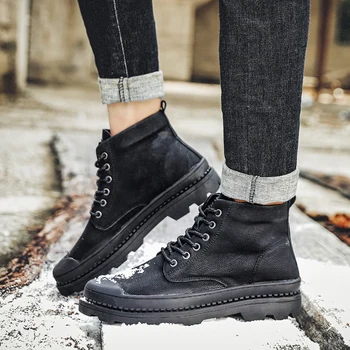 

leather Breathable Shoes sneaker informales hot sneakers boty causal men botas Casual home casual Sneakers Mens hombre 2020 for