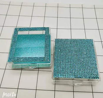 

50 set/ Mink Eyelashes 3D lash box Packing box for eyelash blank eyelashes package flash packing box