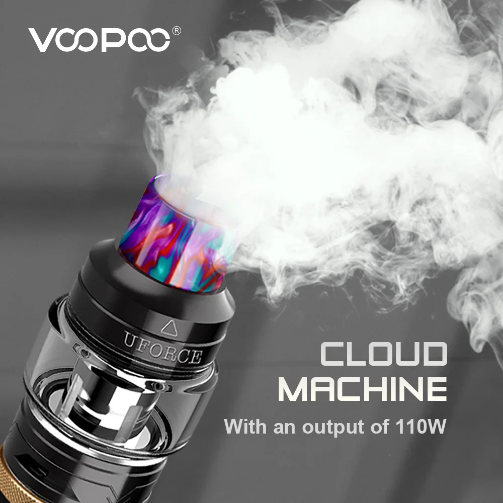 Günstige Original VOOPOO KALIBER STIFT Elektronische Zigarette Kit 3000mAh Vape Stift Start Kit Max 110W Ausgang 5ml Uforce tank U4 U6 Spulen