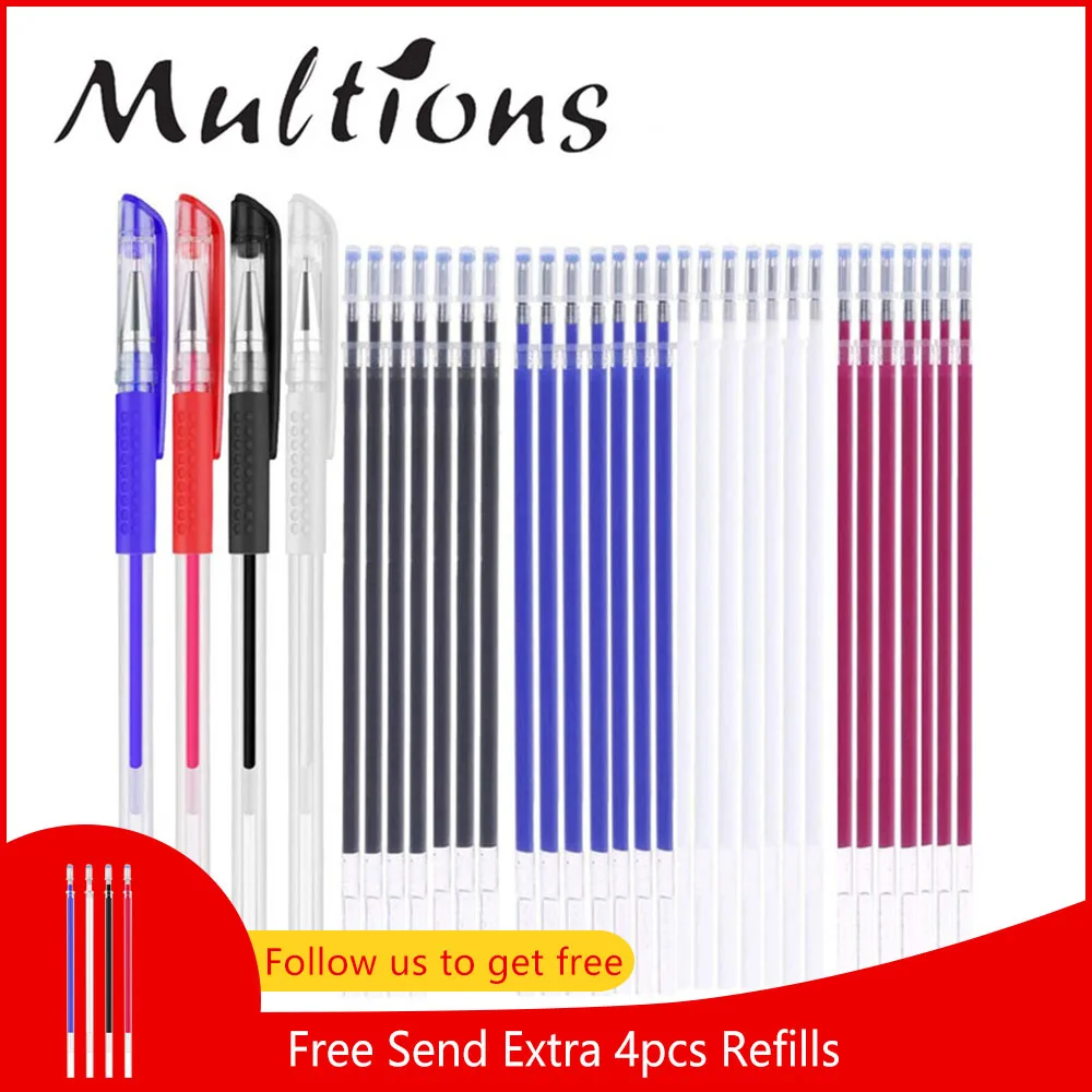 

10Pcs Heat Erasable Pen DIY Cross Stitch Fabric Marker Pen Temporary Marking Tailor Chalk Fabric Craft DIY Sewing Accessories
