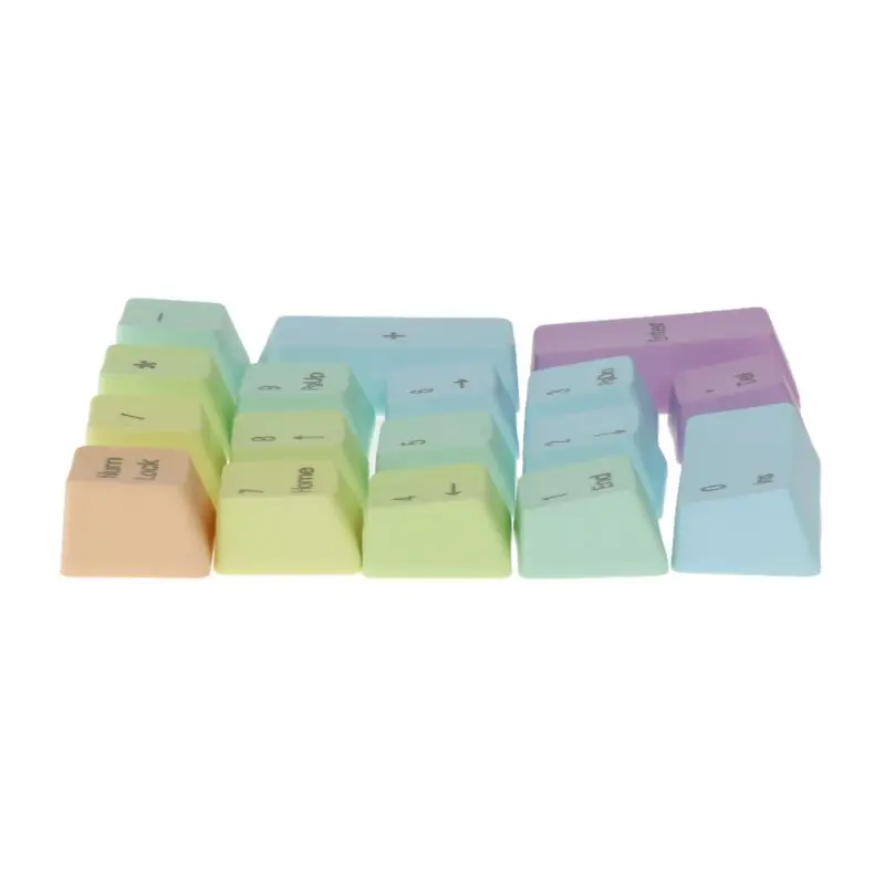 17 клавиш с боковой верхней печатью PBT Keycap для механической клавиатуры MX Switches