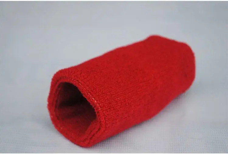 Leather Wristband Bracelet 15cm Basketball Gym Unisex Sports Cotton Sweat Band Sweatband Wrist