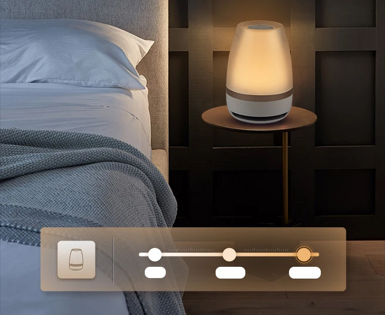 Panasonic ночник сенсорный датчик Bluetooth динамик свет дистанционное управление беспроводной, со светодиодной подсветкой Смарт Музыка Настольная лампа