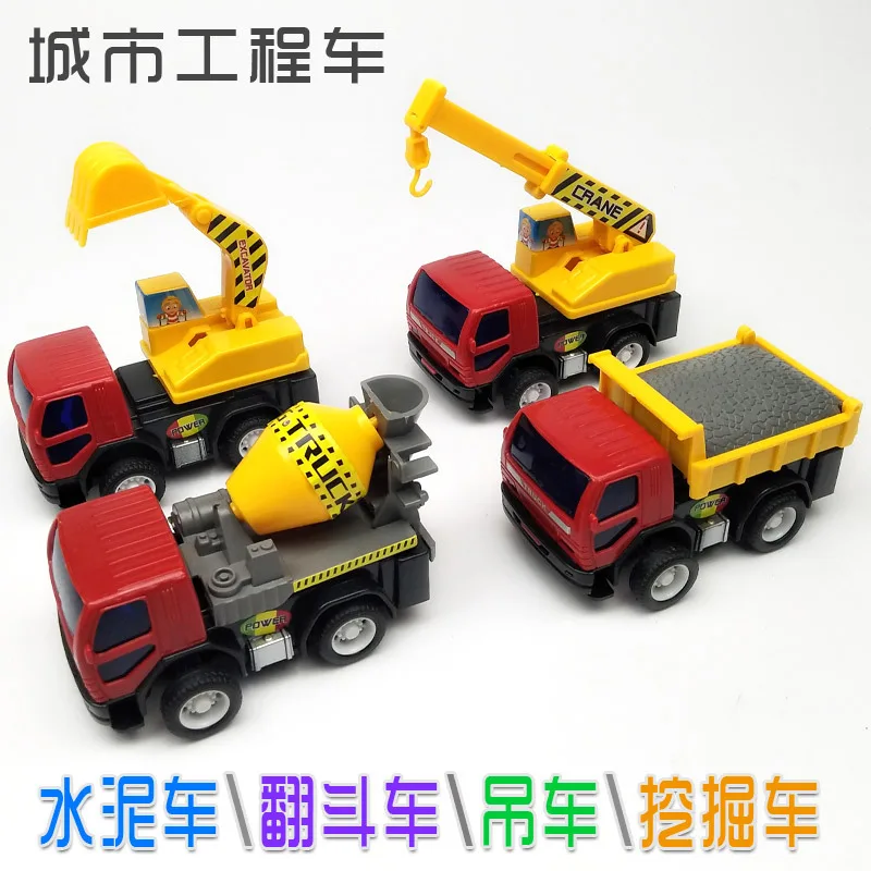 

Excavator Toy Small Mini Model Set Small Engineering Vehicle Model Combination Inertia Have Boy