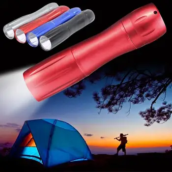 

LED Flashlight Emergent Lamp Torch Portable Durable SuperBright 1W Waterproof Multicolor Outdoor Sporting Cycling Hiking