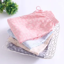 Детские хлопковые противомоскитные штаны Летние BAMAQIN для мужчин и женщин Crawler Zi Xia Детские Цветочные противомоскитные штаны