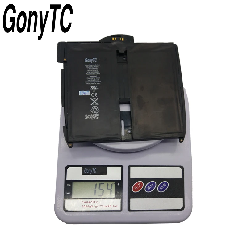 Gonytc-bateria Original de 3.75v para Apple Ipad 1ª Geração A1315 A1219 A1337 Série 6160448 Laptop Genuíno - Imagem 6
