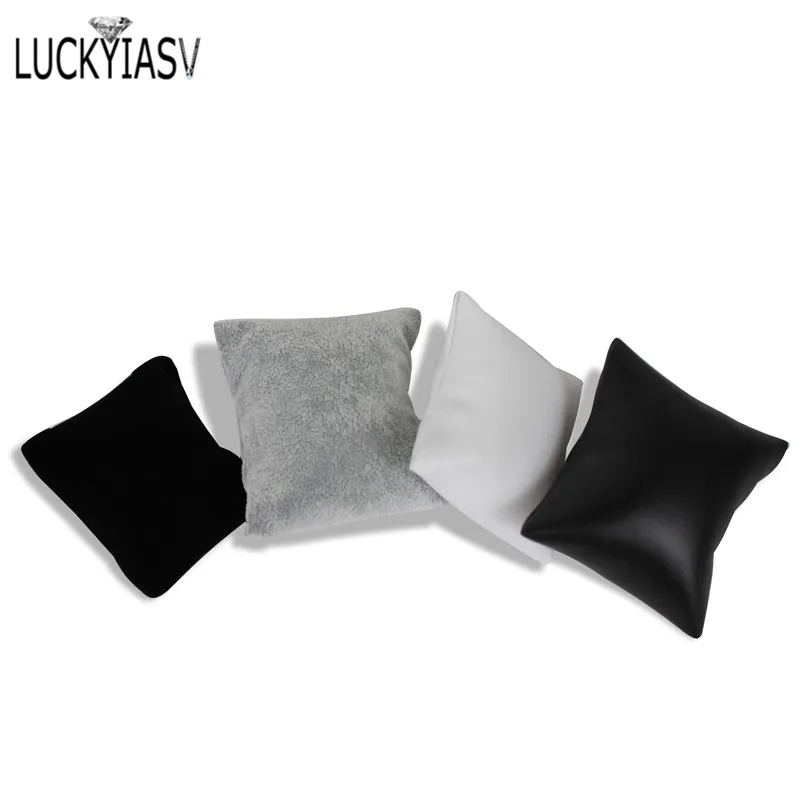 

Free Shipping Jewelry Display PU Leather jewellery Bracelet display cushion pillow jewellery box pillow watch cushion