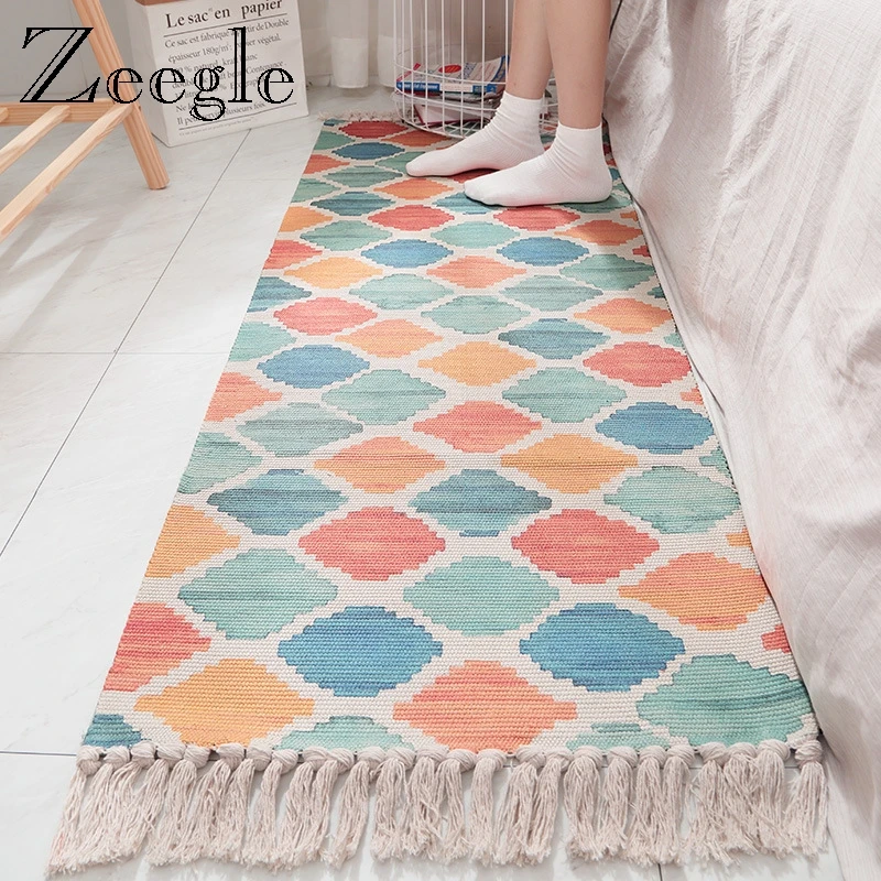 Zeegle ковер украшение домашний коврик для гостиной Противоскользящий прикроватный коврик влагопоглощающий коврик в прихожую коврик моющийся кухонный ковер