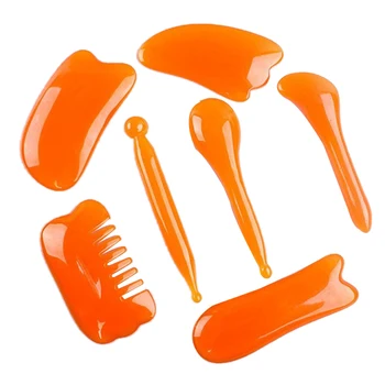 

Chinese Gua Sha Scraping Massage Tools Kit Hand Made Guasha Scraper Board for Physical