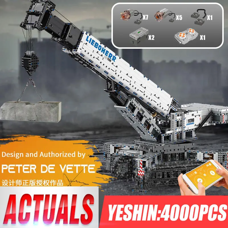 DHL 2906 шт Technic серии 20076 набор &quotбольшой грузовик&quot совместимый Legoing 42078