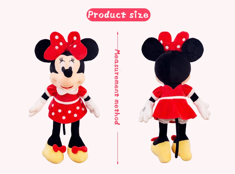 40-120cm mickey minnie mouse disney brinquedo de