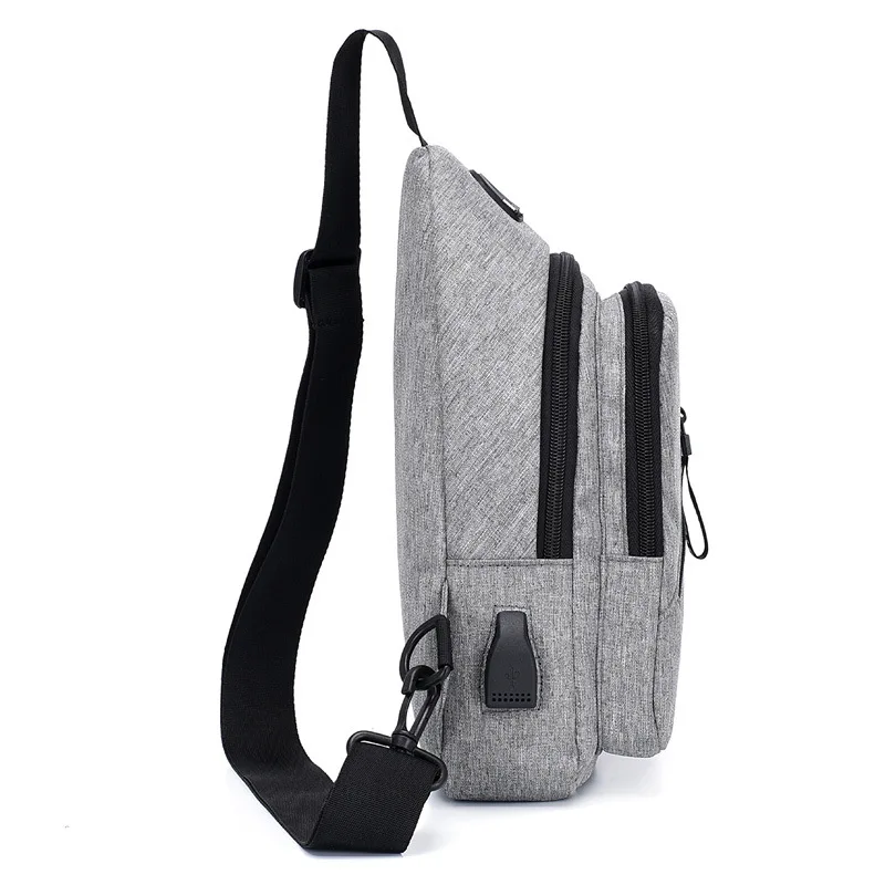 

2019 New Style Korean-style Fashion Men Chest Bag Simple Outdoor Small Crossbody Bag Chest Bag