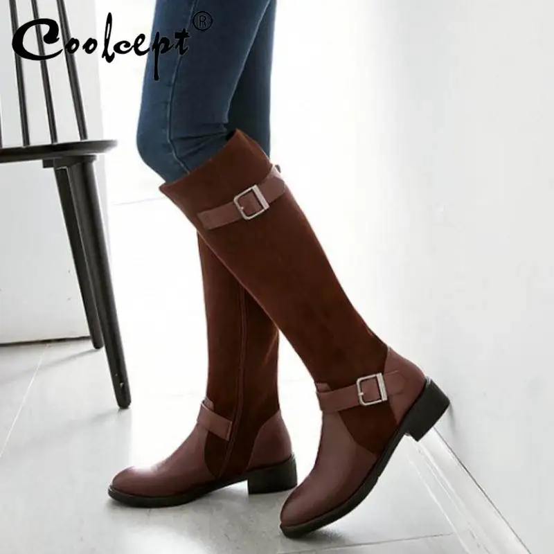over the knee boots no heel