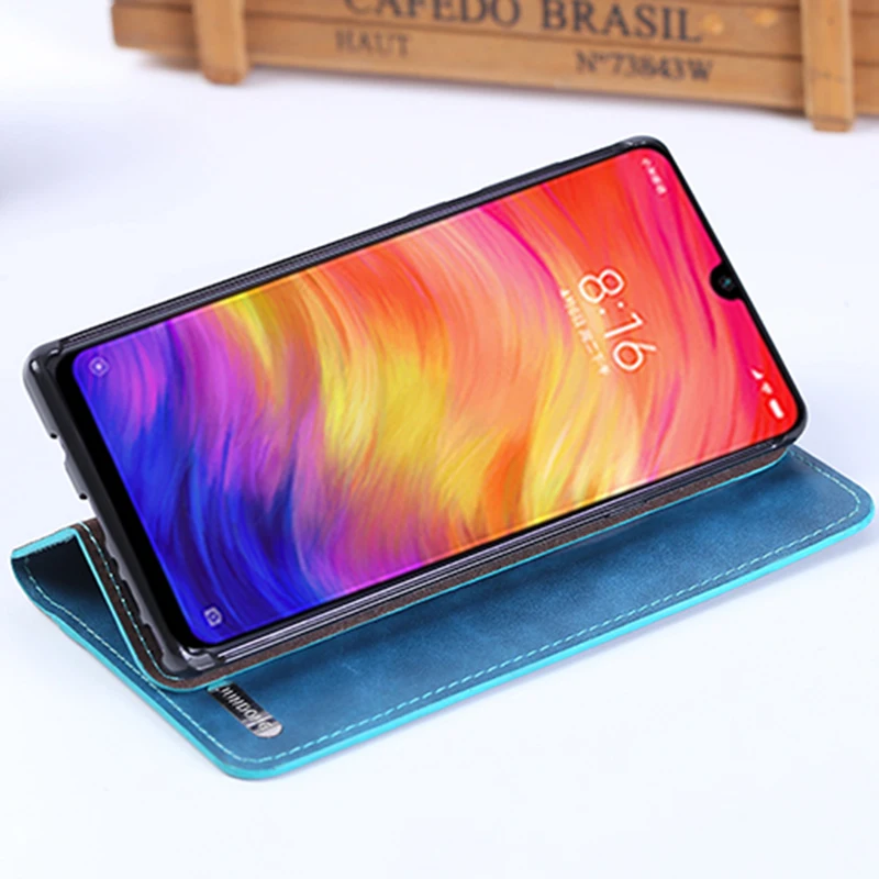 Флип чехол для телефона Xiaomi 5 5S 8 9 9T A1 A2 A3 lite max 3 Poco F1 масло воск кожа Redmi 6 Note 7 7A 4 4X 6A Pro