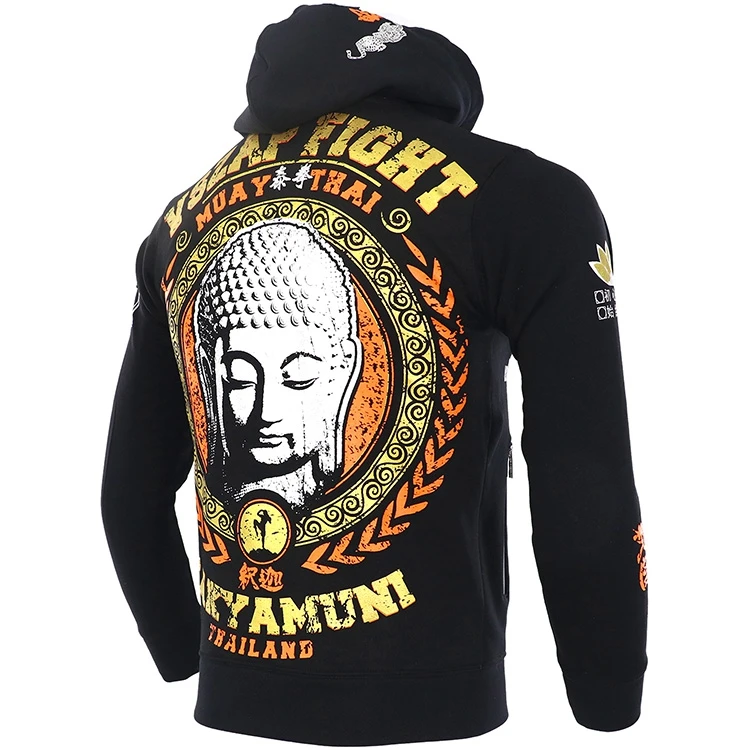 VSZAP Толстовка MMA Муай Тай Тигр борцовские толстовки флисовая куртка Мужские толстовки бег тренажерный зал бокс боевые декоративное покрытие Толстовка
